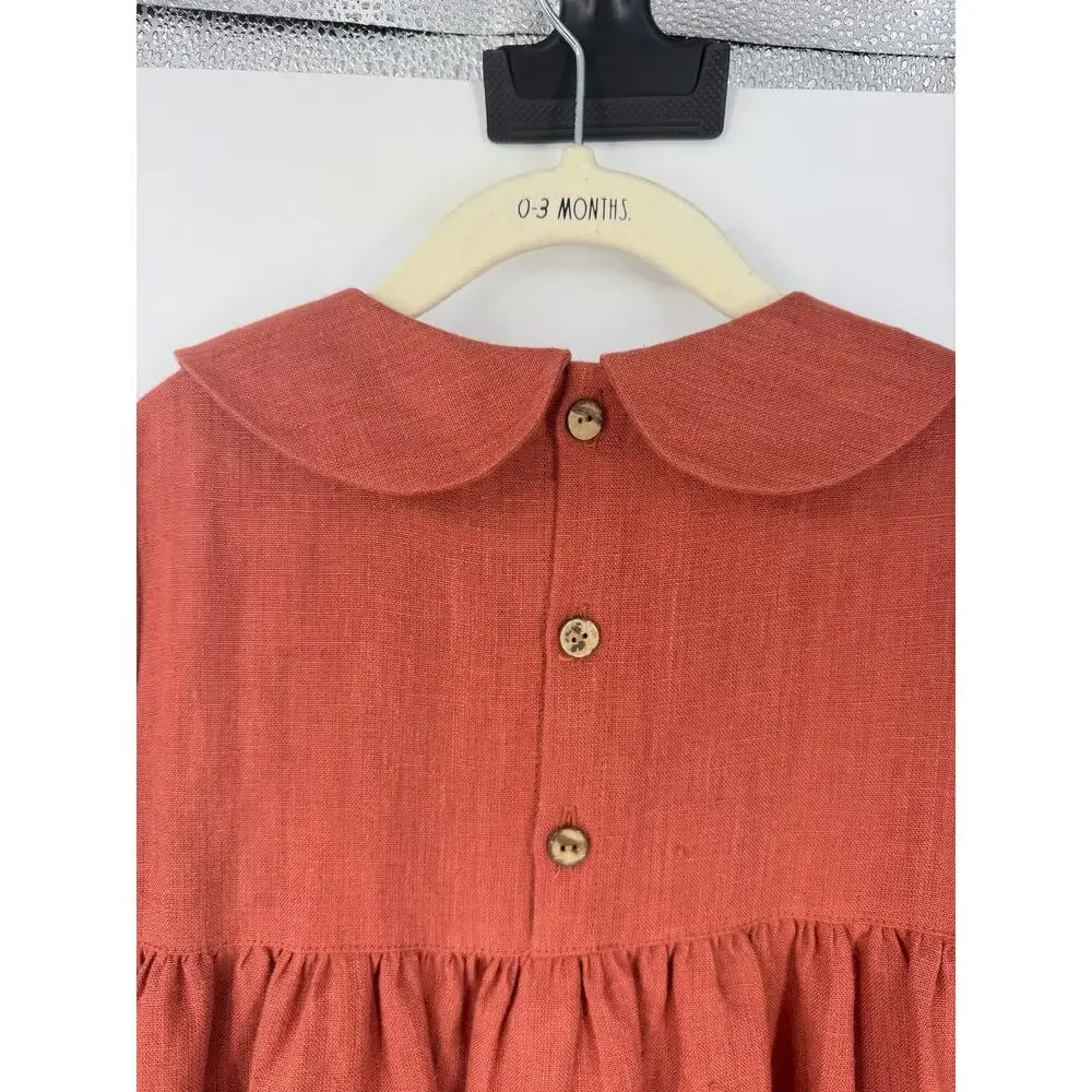 Hand Made girls embroidered
